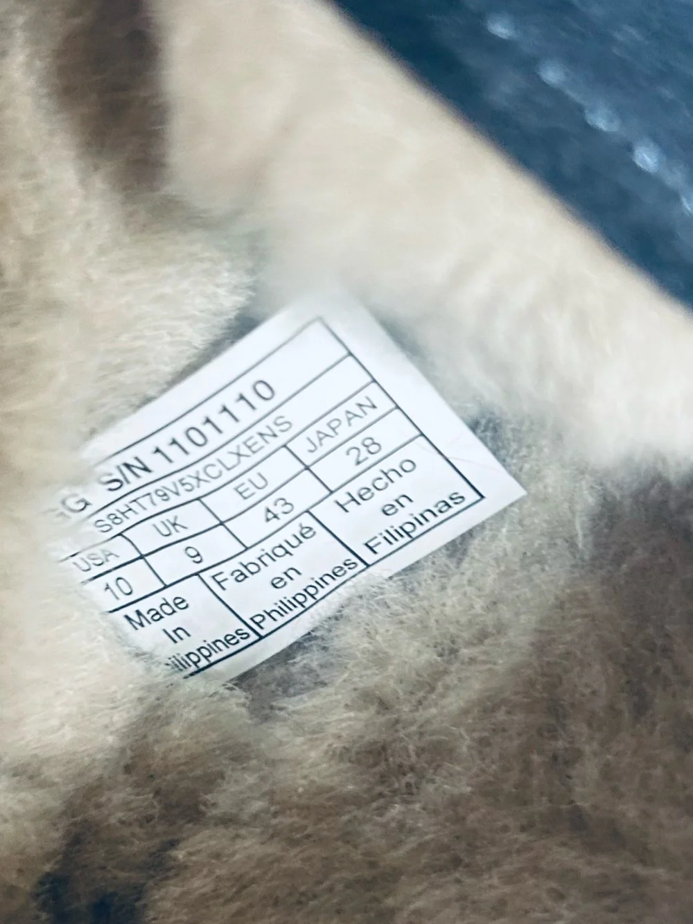 UGG Ascot Black Suede Shearling Slip-Ins